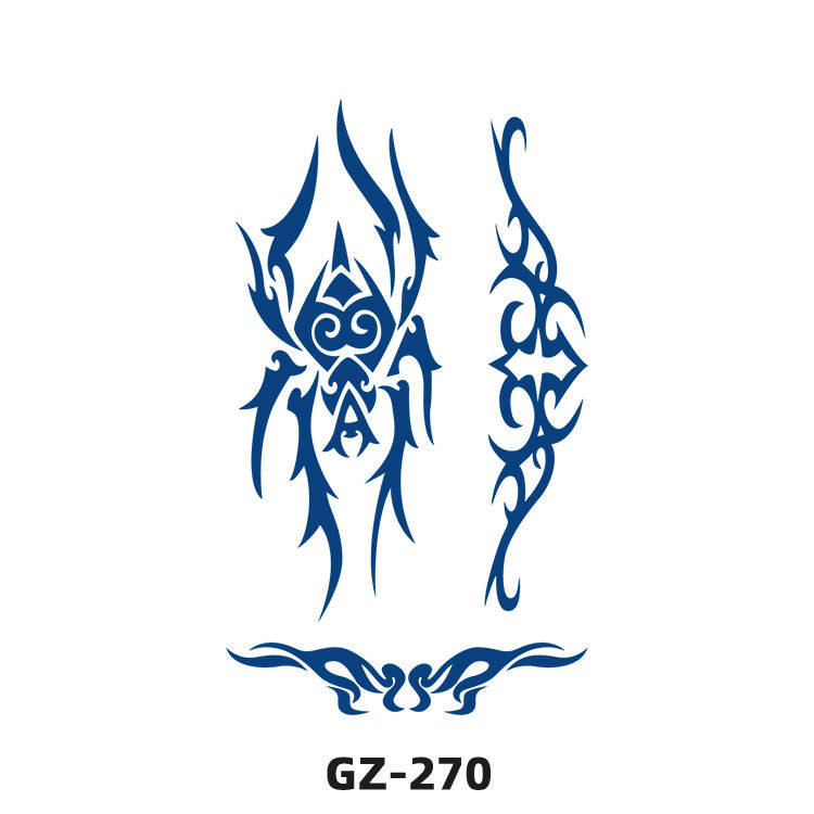 Free shipping Tattoo Exclusive for Cross-Border Herbal Tattoo Sticker Semi-Permanent English Letters Tattoo Sticker Anti-Sweat Tattoo