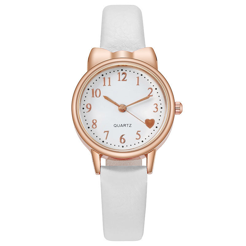 Fashion women's watchNew Ins Women's Watch Lovely Female Student Quartz Watch Xingyue Bracelet Watch Combination Suit Generation