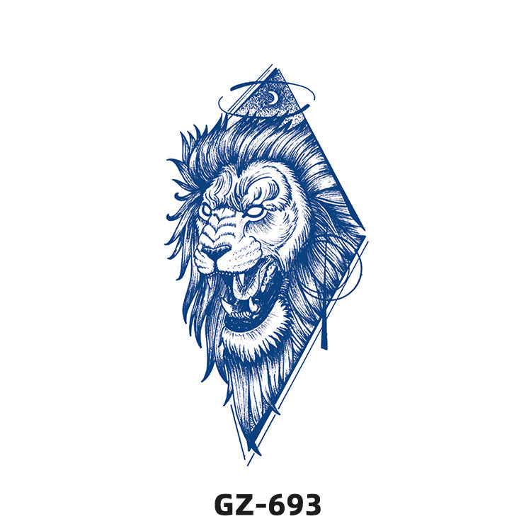Free shipping Tattoo Herbal Tattoo Sticker Female Semi-Permanent Waterproof and Durable Grass and Wood Internet Celebrity Juice Non-Reflective Simulation Tattoo Sticker Male Advanced