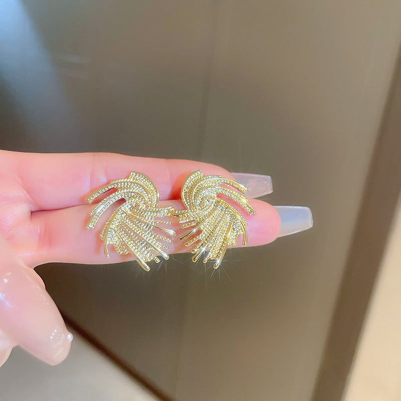 首饰耳环中古vintage复古银针耳环宫廷风小众耳钉耳坠高级感轻奢耳饰批发