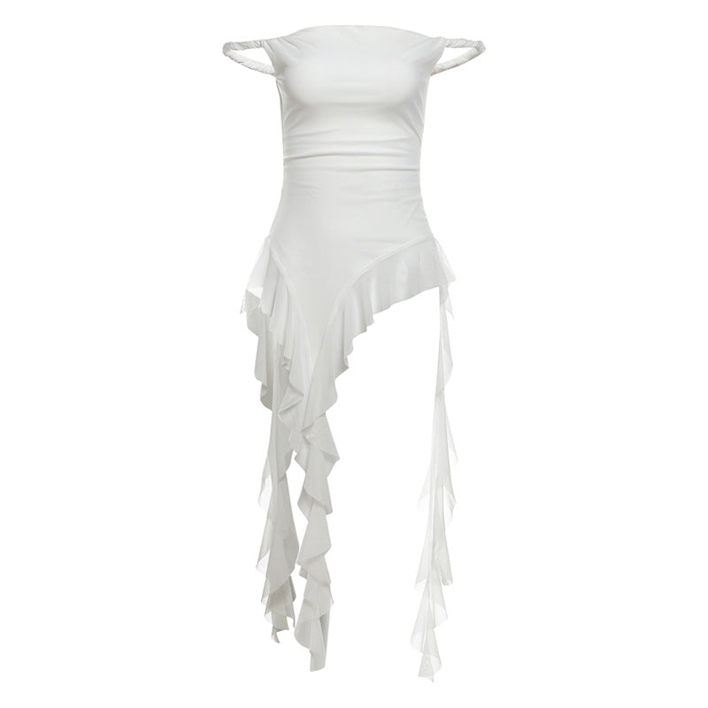 Free shipping  new women's clothing solid color slim-fitting street fashion one-word collar sleeveless halter top tops