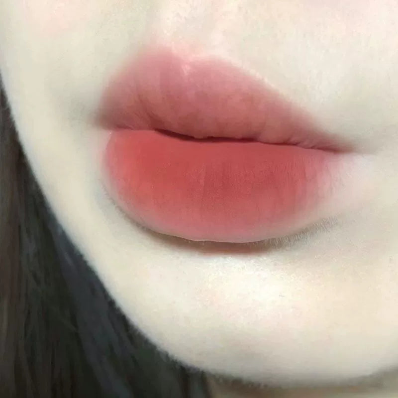 橄榄皮显白~磨砂壳雾面口红哑光丝绒口红唇泥学生素颜纯欲蓝调正红色