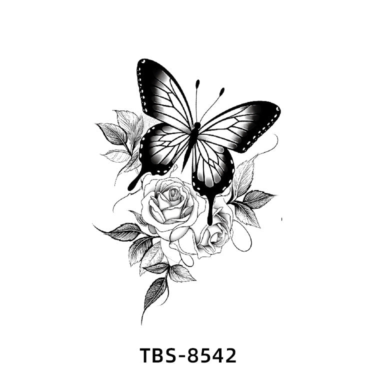 Free shipping Tattoo Small Full Arm Waterproof Tattoo Sticker Half Sleeve Arm Lion Animal Long-Lasting Cross-Border European and American Tattoo Sticker Paper Tattoo