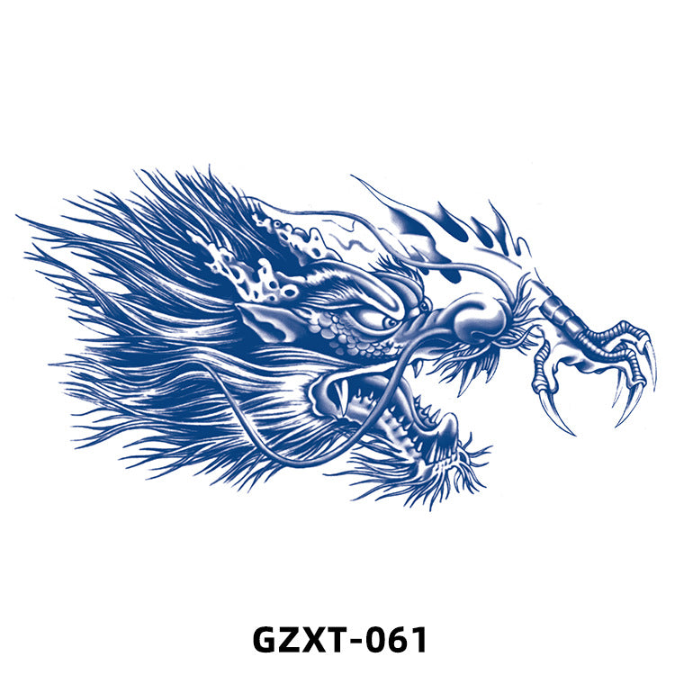 Free shipping Tattoo 2023 New Factory Wholesale Juice Chest Paste Tattoo Sticker Herbal Semi-Permanent Back Tattoo Wings Tattoo Sticker