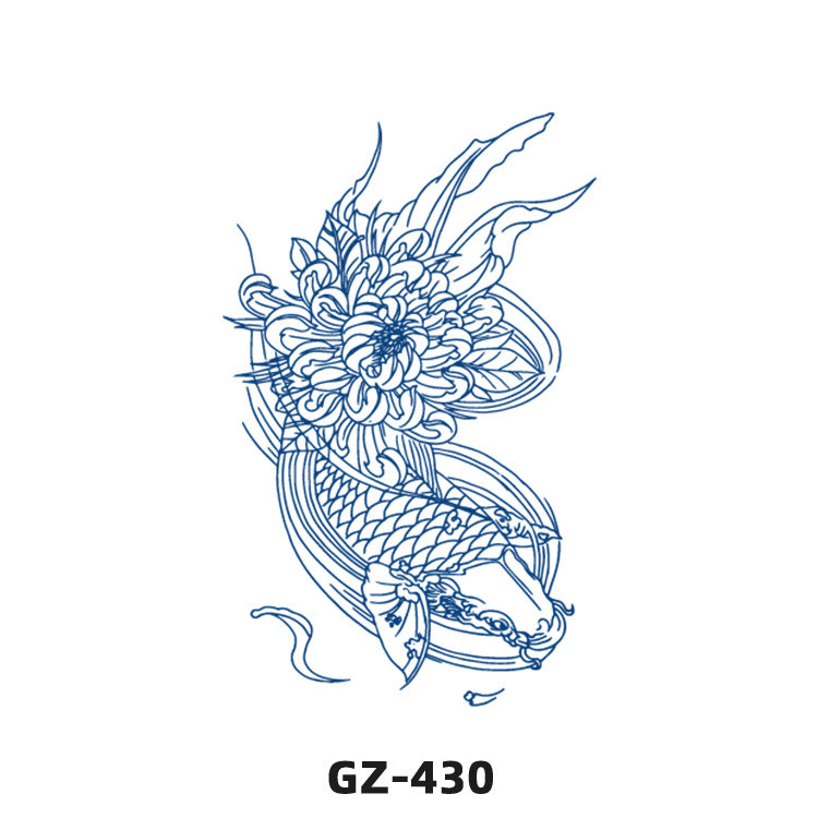 Free shipping Tattoo Juice Tattoo Sticker Herb Semi-Permanent Tattoo Sticker Tattoo Sticker Paper Waterproof Sweat-Proof Lasting in Stock Wholesale