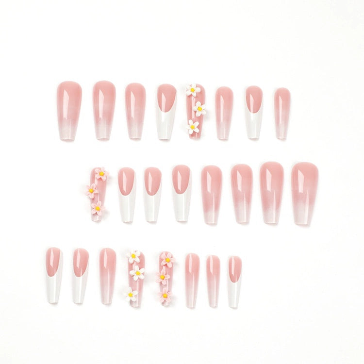 (Hand-made nail) super long hot girl wears nail chips, glitter nail patches, fake nail stickers, and finished products, sexy and exaggerated, European and American style wearables