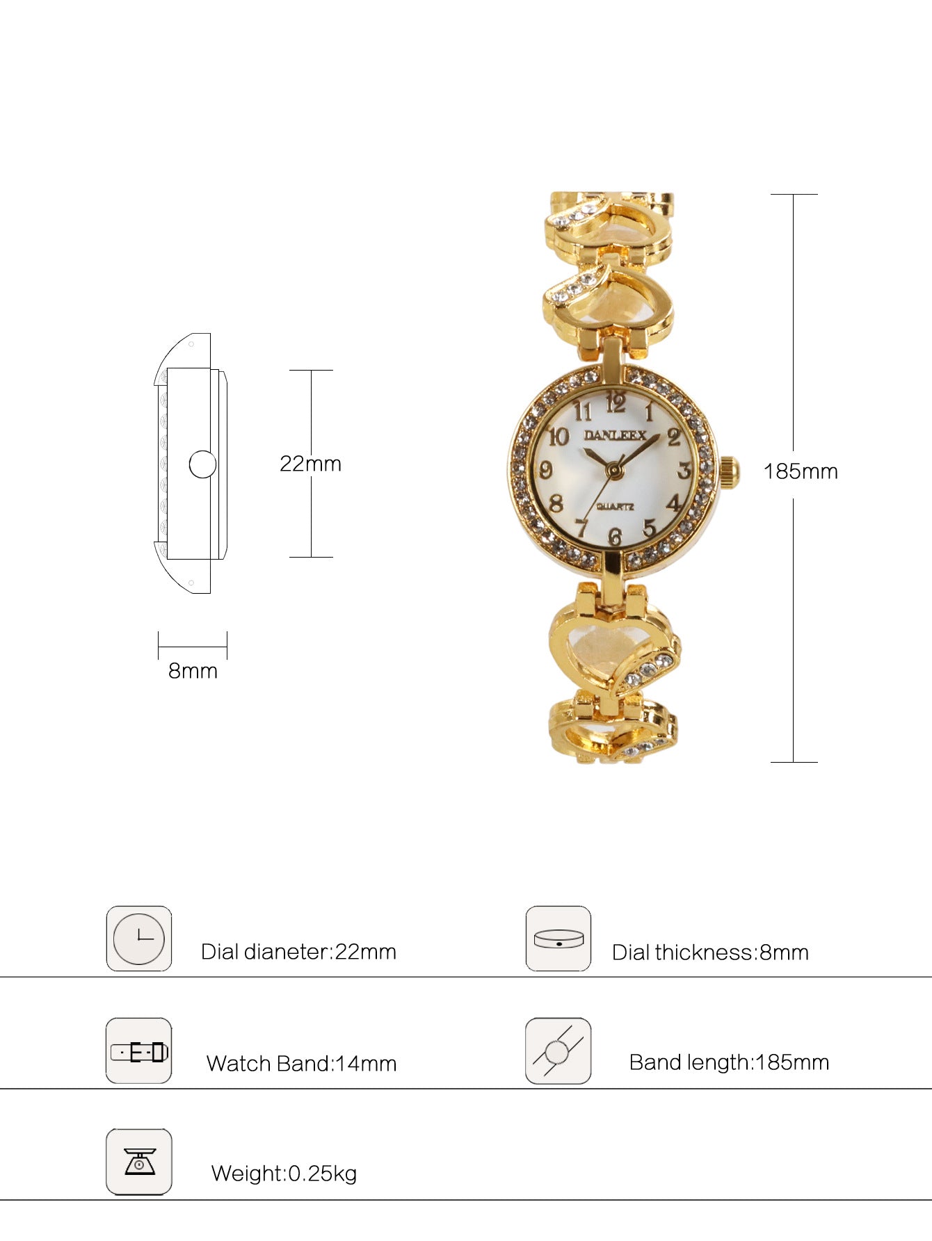 Women's fashion watch 跨境爆款时尚镶钻女士手表百搭水钻时装石英手链腕表外贸批发2330