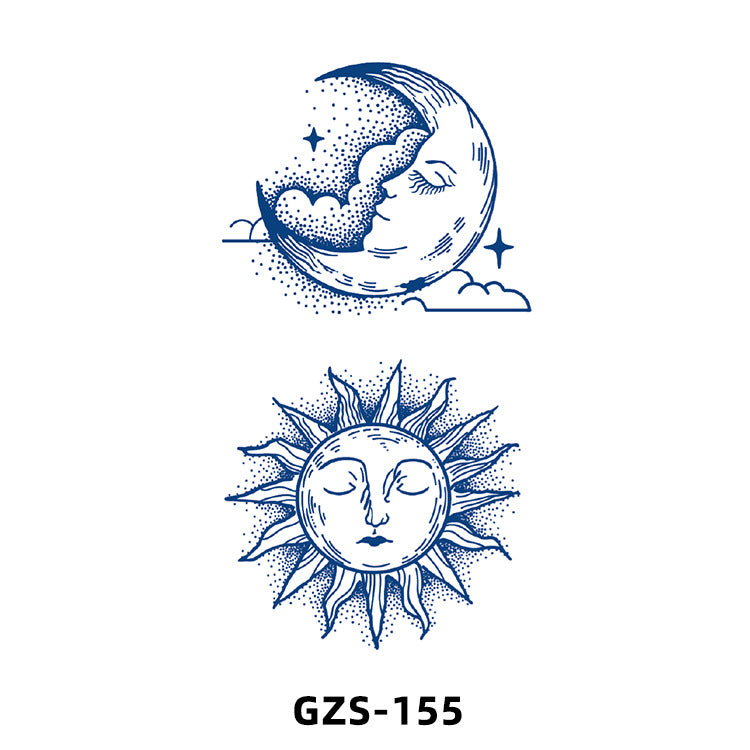 Free shipping Tattoo New Herbal Juice Tattoo Sticker Cute Flowers Fresh Flower Semi-Permanent Ins Tattoo Stickers Factory Wholesale
