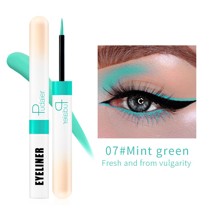Color Liquid Eyeliner Amazon Makeup Waterproof Quick Dry Ultra Thin 12 color Eyeliner