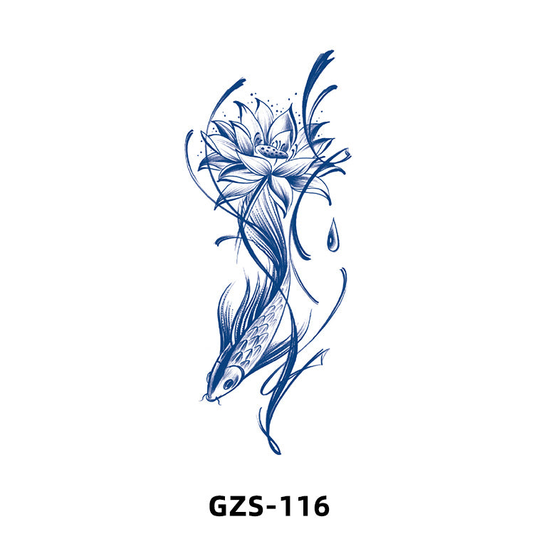 Free shipping Tattoo New Small Picture Tattoo Sticker Herbal Juice Tattoo Ins Fresh Semi-Permanent Tattoo Sticker Waterproof Sweat-Proof Stickers