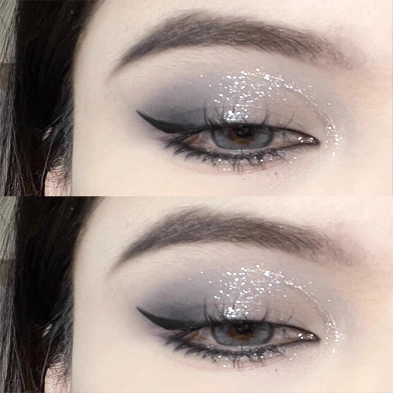 Mataas na anyo Level Smoky Eye Shadow Tray Nine color Matte High Gloss piece Cool gray black eyeshadow