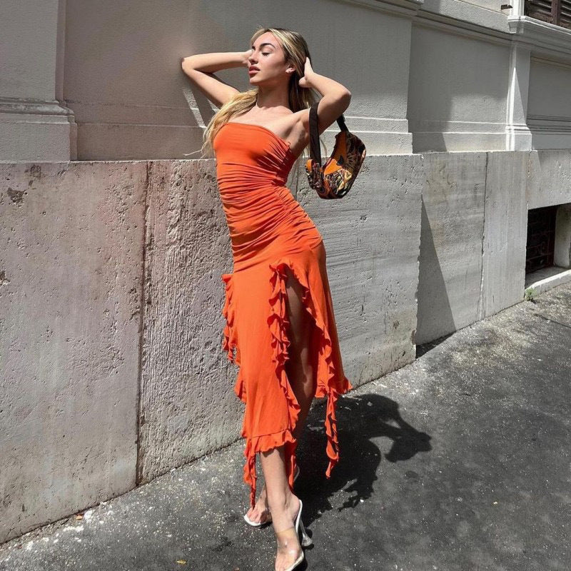 Free shipping  shoulder jellyfish lace dress sexy babes ur women's clothing