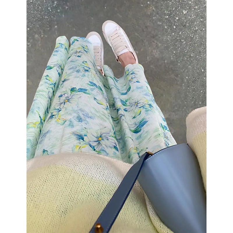 Dopamine dress Free shipping Tattoo Mint Mambo Wind Dopamine Wear Dress Spring Women's 2024 New Korean Late Evening Wind Gentle Suit