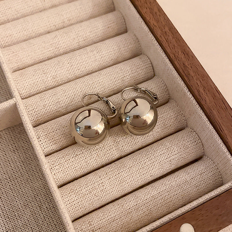 珠宝耳饰 925银针几何耳钉小众设计感耳环金色圈圈中古网红高级感耳饰批发