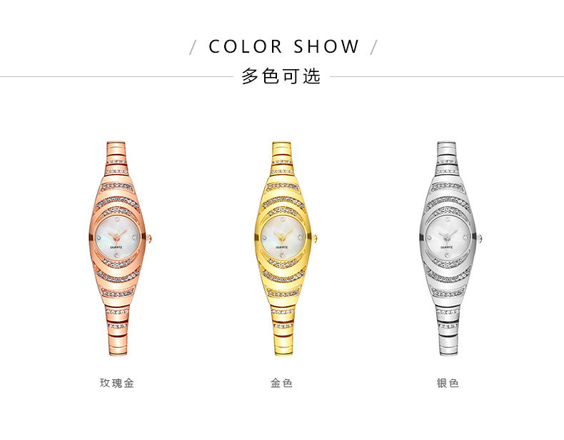 Fashion women's watchForeign Trade Popular Style Cross-Border Fashion Women's Watch Women's Watch Bracelet Watch Quartz Watch Factory in Stock Wholesale One Piece Dropshipping