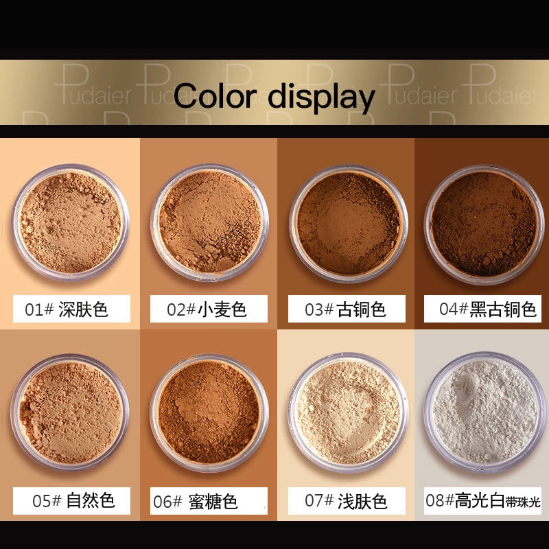 小麦色定妆粉防水防汗不脱妆美黑散粉变黑皮肤古铜色深肤色欧美妆