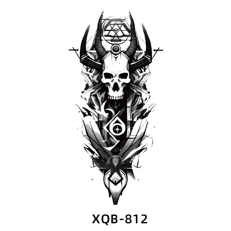 Free shipping Tattoo New Flower Arm Tattoo Sticker Waterproof Men's and Women's Small Arm Tattoo Tattoo Black and White Animal Tattoo Sticker Paper Factory Wholesale