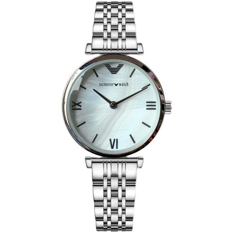 Fashion women's watchRuishi Kaiqi New Starry Women's Watch Good-looking Steel Belt Ultra-Thin Fashion Student Waterproof Quartz Watch