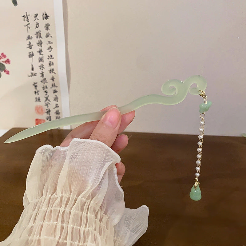 头饰发簪国潮新款发簪小众设计感盘发发钗新中式旗袍汉服簪子气质发饰批发