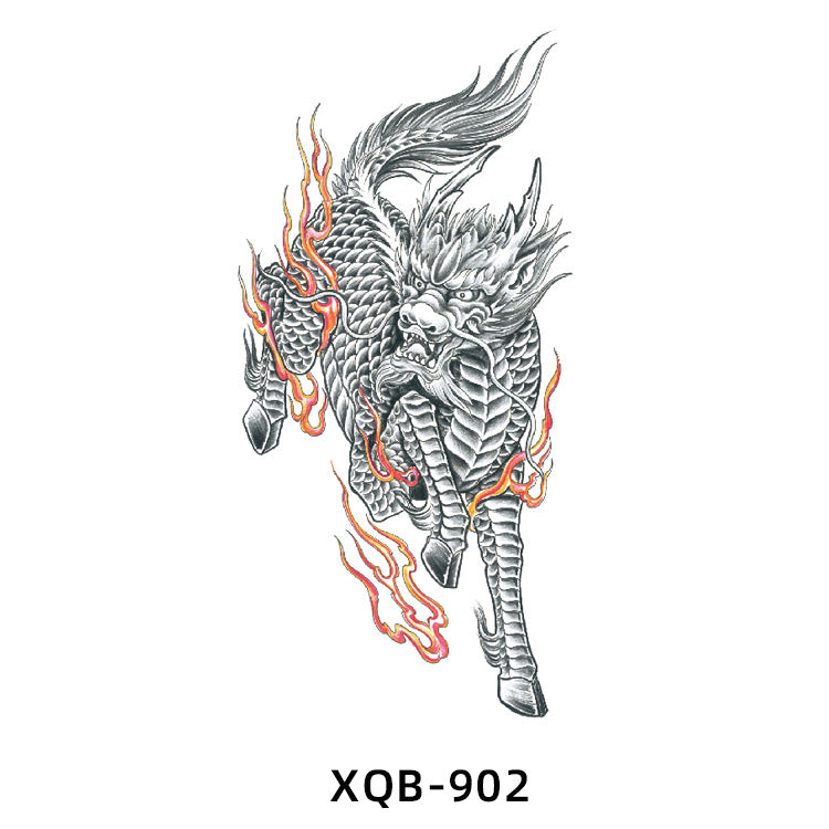Free shipping Tattoo Small Full Arm Tattoo Sticker Waterproof Sweatproof Half Sleeve Men's and Women's European and American Color Black and White Flower Tattoo Water Transfer Stickers Wholesale