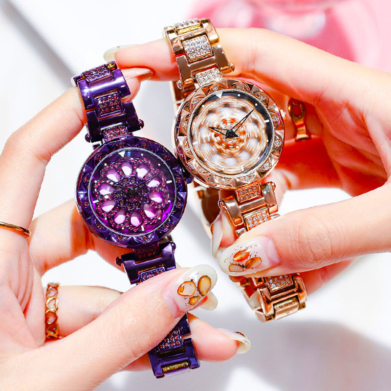 Women's fashion watch 韩版正品手表女抖音爆款时来运转手表女士时尚防水学生石英表女