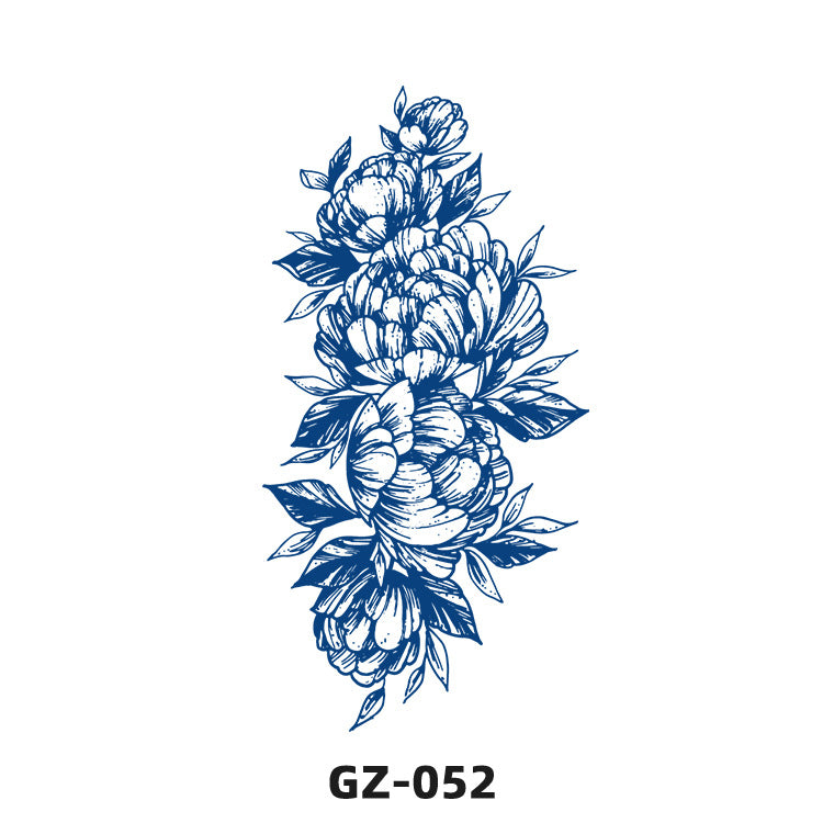 Free shipping Tattoo Juice Herb Tattoo Sticker Semi-Permanent Non-Reflective Simulation Pattern Waterproof and Durable Men and Women Tattoo Tattoo Sticker Paper