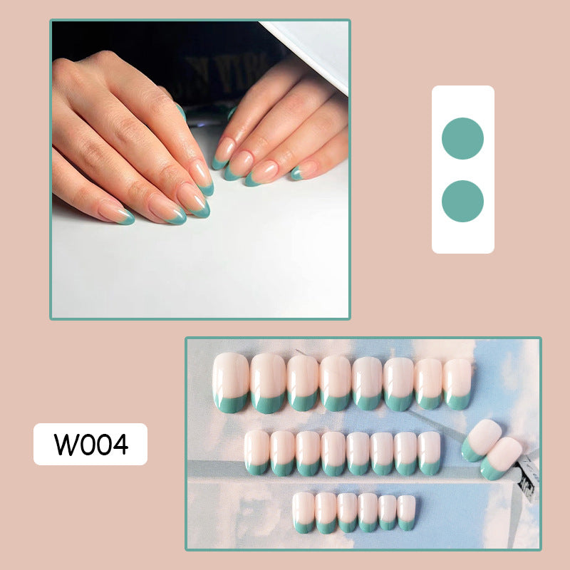 跨境穿戴甲外贸款指甲贴片诺顾美甲片假指甲美甲贴片成品甲 nails