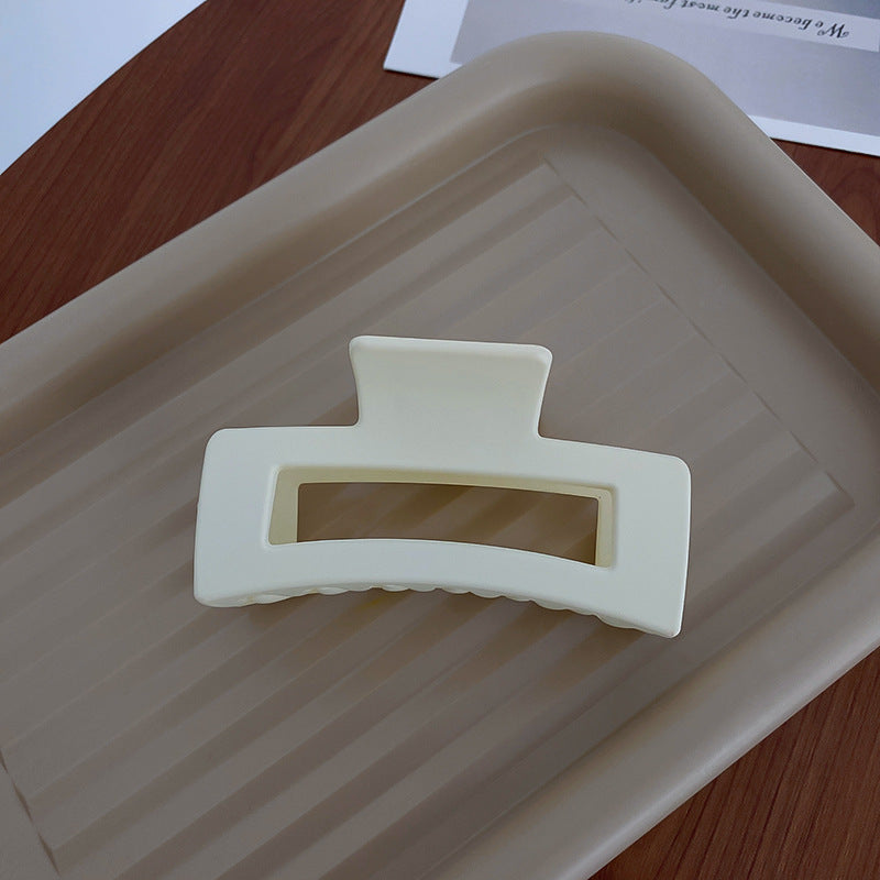 波浪咖色系抓夹百搭新款后脑勺发抓发夹鲨鱼夹子头饰简约发饰批发