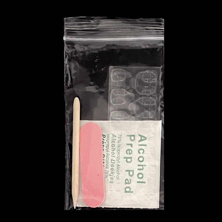 Fashion  nail Manicure Wear Manicure Jelly Double-Sided Polishing Strip Manicure Implement Alcohol Pad Double-Side Paste