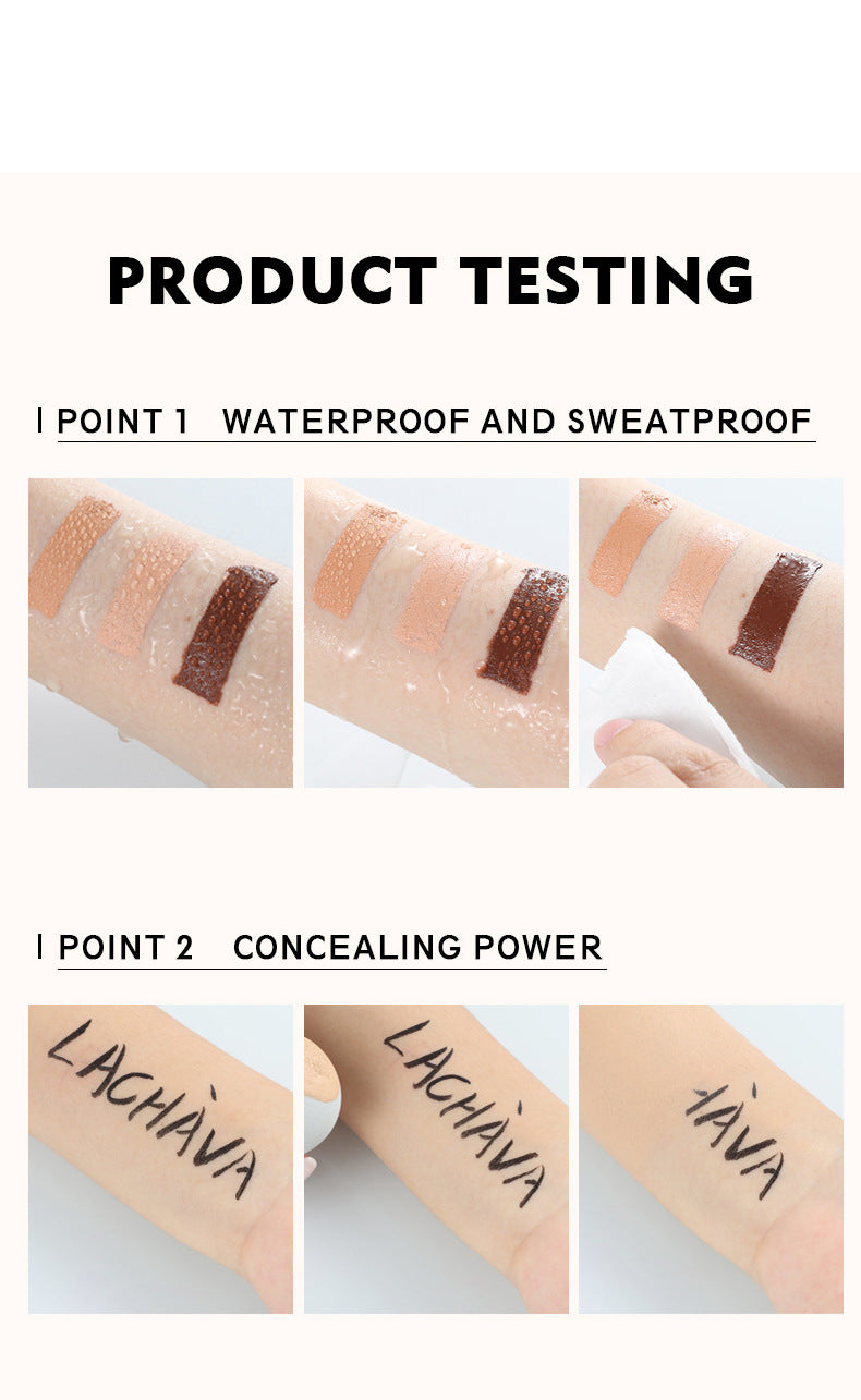 Strong Concealer for Acne Marks and Dark Circles Permanent Non-Sticking Powder Concealer Tray 15 color Concealer Foundation