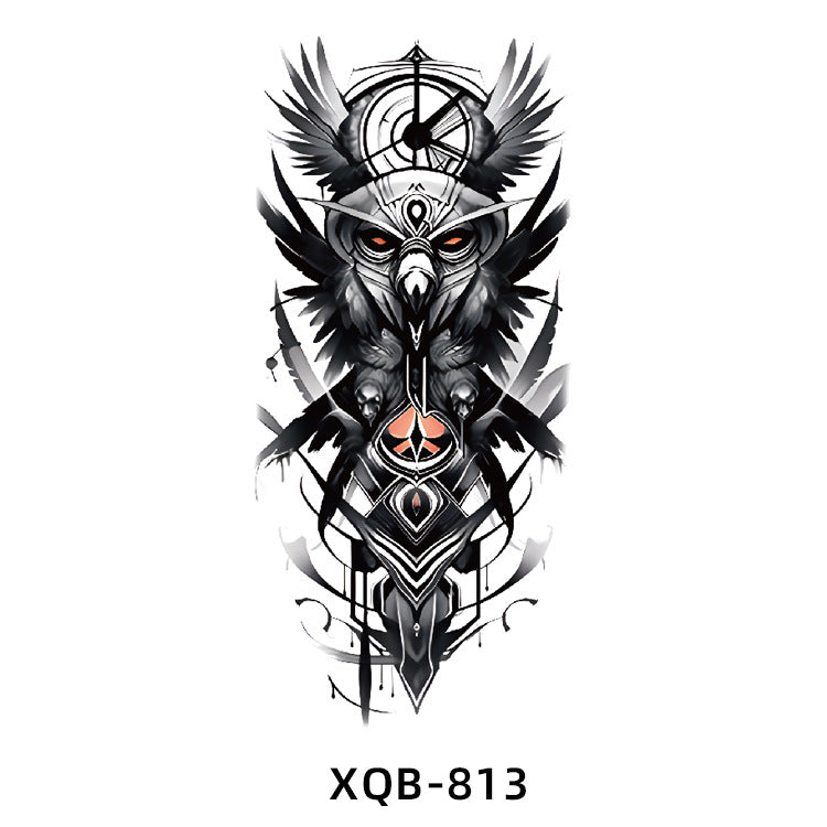 Free shipping Tattoo New Flower Arm Tattoo Sticker Waterproof Men's and Women's Small Arm Tattoo Tattoo Black and White Animal Tattoo Sticker Paper Factory Wholesale