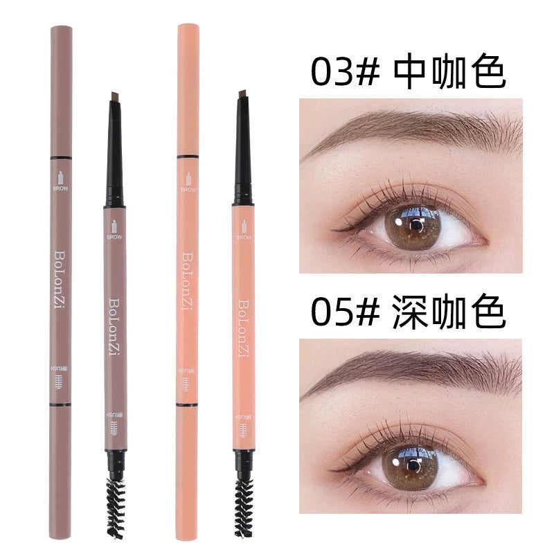 双头极细防水眉笔根根分明女持久防水防汗不脱色女初学者非常自然