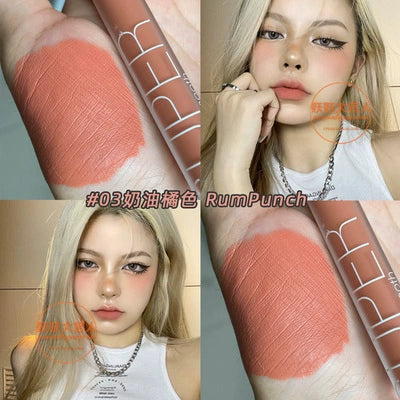 Bingo源于自然的彩妆 欧美风奶咖吃土色奶茶裸色哑光雾面口红唇釉