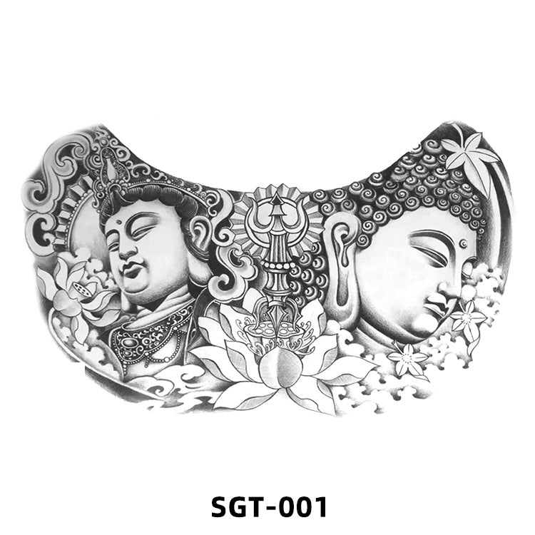Free shipping Tattoo 2023 New Factory Wholesale Chest Paste Tattoo Sticker Back Tattoo Wings Big Picture Sticker Tattoo Sticker Back Sticker