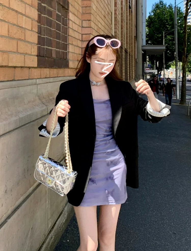 Fashion women's wear 2024 New French Style Temperament Sling Floral Slim-Fitting Dress Women's Summer Sexy Hot Girl MoM Hip Skirt