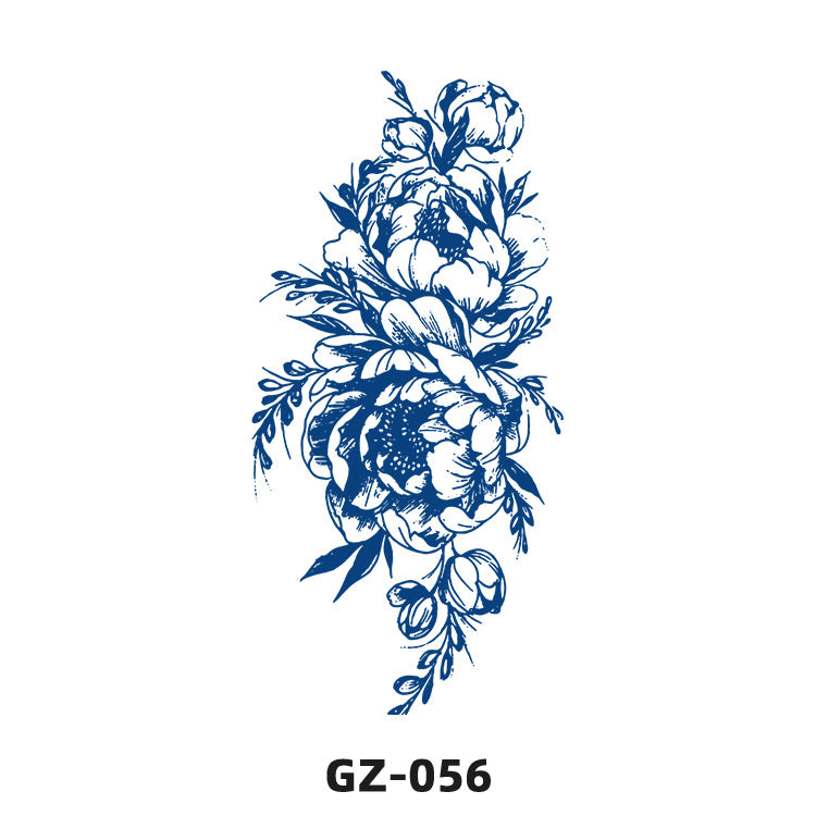 Free shipping Tattoo Juice Herb Tattoo Sticker Semi-Permanent Non-Reflective Simulation Pattern Waterproof and Durable Men and Women Tattoo Tattoo Sticker Paper