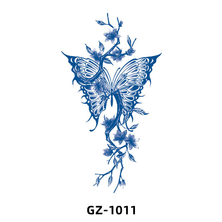 Free shipping Tattoo 2024 New Herbal Animal Tattoo Tattoo Sticker Semi-Permanent Pattern Half Sleeve Tattoo Waterproof Sweatproof Tattoo Sticker Paper