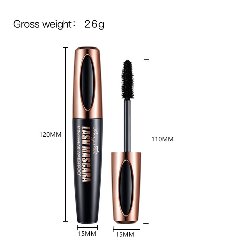 4D Mascara Volumizing, Slender and Curling, waterproof, sweat-proof Mascara