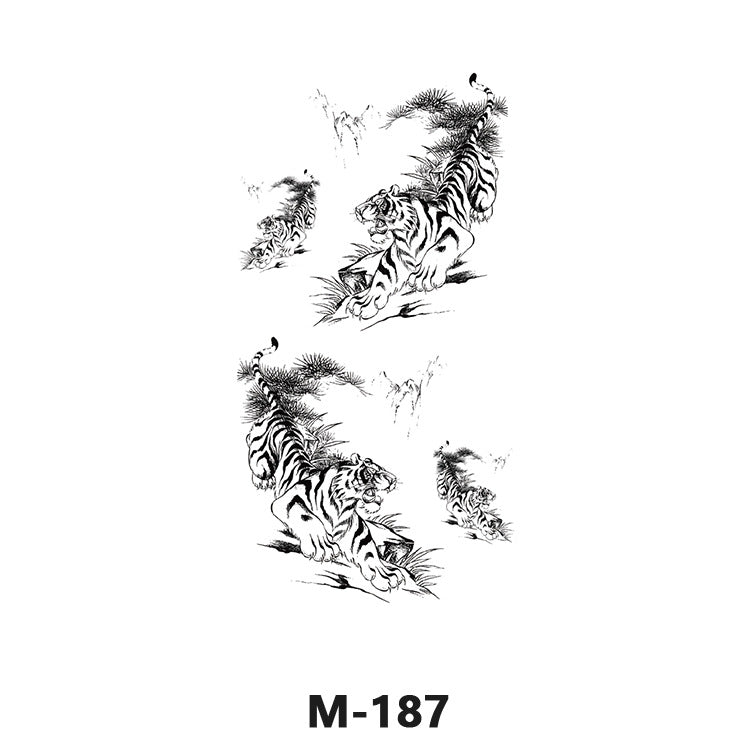 Free shipping Tattoo Wholesale New Tattoo Sticker Long Lasting Waterproof Stickers English Alphabet Letters Flowering and Fruiting Color Arm Half Sleeve Simulation Tattoo Sticker