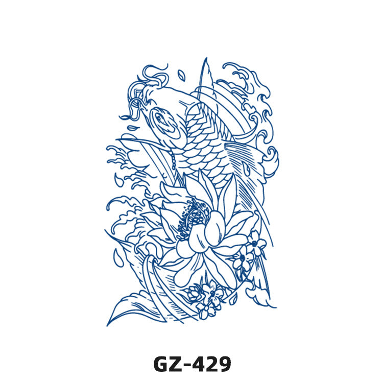 Free shipping Tattoo Juice Tattoo Sticker Herb Semi-Permanent Tattoo Sticker Tattoo Sticker Paper Waterproof Sweat-Proof Lasting in Stock Wholesale