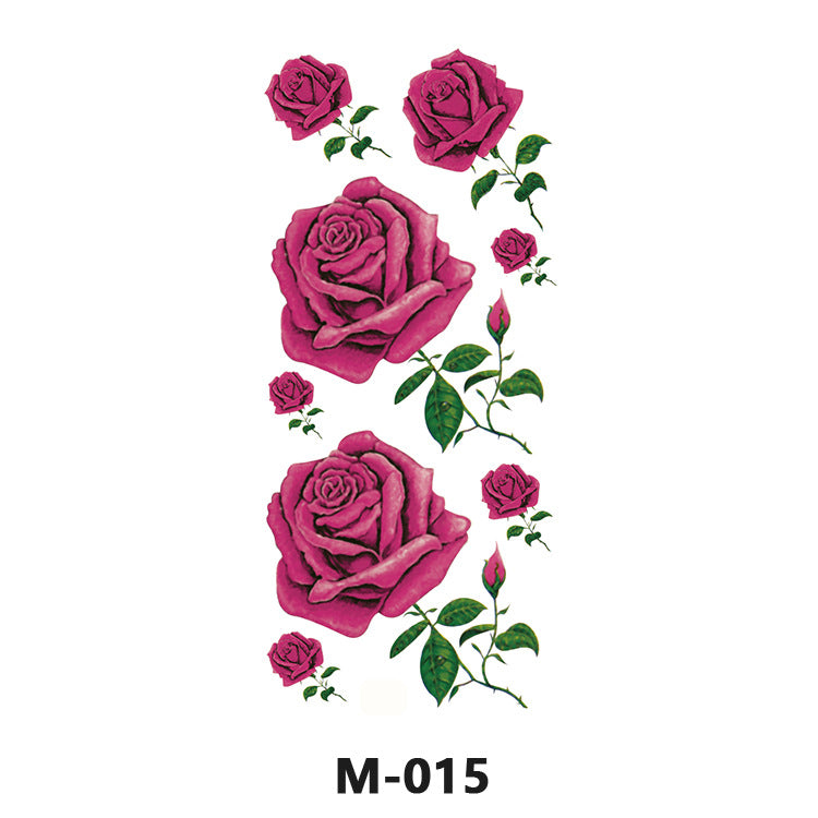 Free shipping Tattoo Factory Wholesale Tattoo Sticker Tattoo Men's and Women's Flower Butterfly Color Waterproof Tattoo Sticker Internet Celebrity Tattoo Sticker Paper