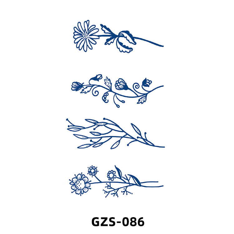 Free shipping Tattoo New Small Picture Tattoo Sticker Herbal Juice Tattoo Ins Fresh Semi-Permanent Tattoo Sticker Waterproof Sweat-Proof Stickers