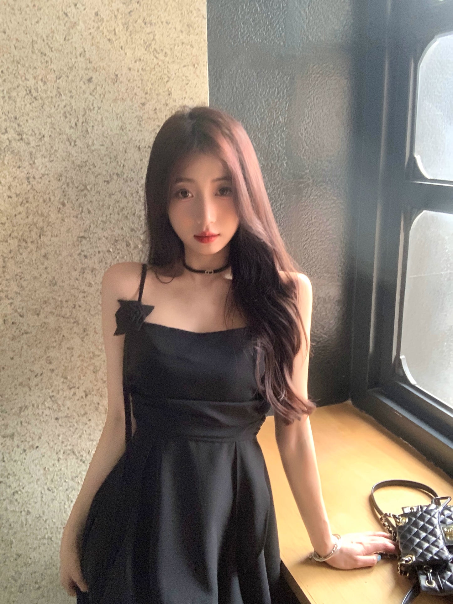 Fashion women's wear plus Size Women's Clothing Black Camisole Dress Women's Summer Sexy Skirt Plump Girls Covering Belly Thin Irregular A- line Skirt