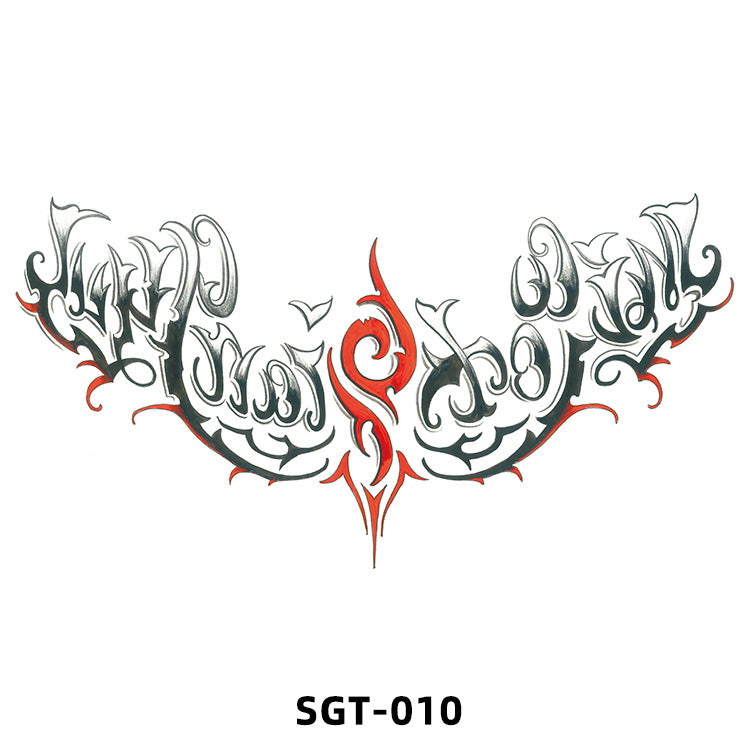 Free shipping Tattoo 2023 New Factory Wholesale Chest Paste Tattoo Sticker Back Tattoo Wings Big Picture Sticker Tattoo Sticker Back Sticker