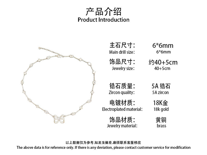 珠宝首饰山茶小众时尚高级蝴蝶结设计开口戒指  精致小巧点缀璀璨星河耳饰