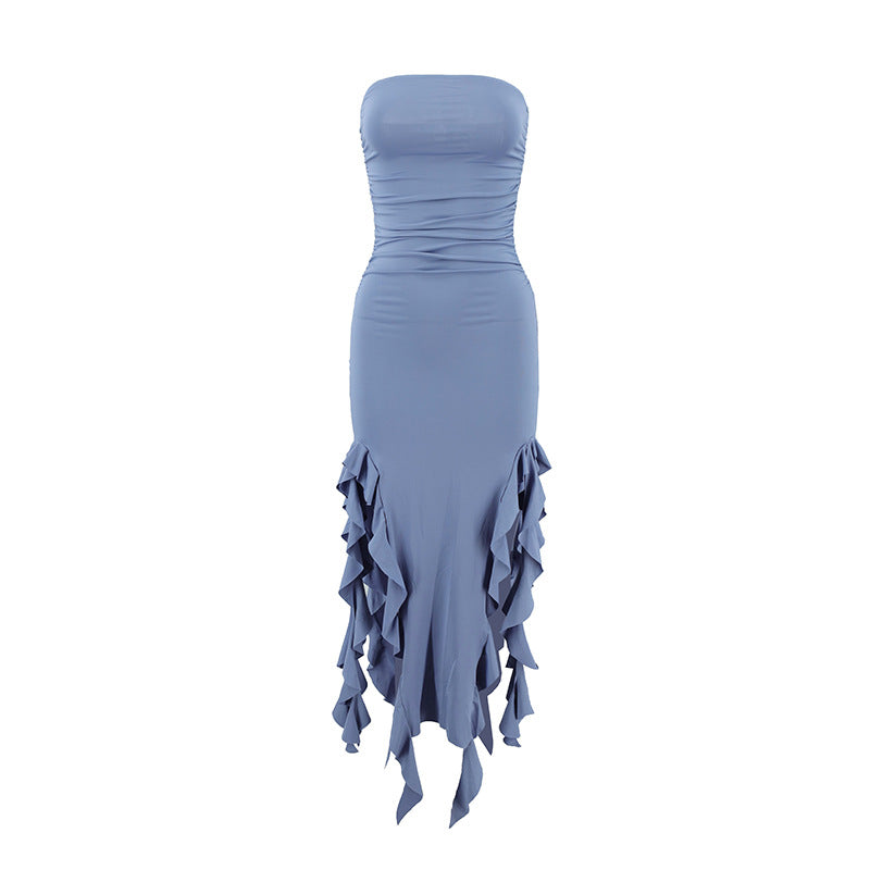 Free shipping  shoulder jellyfish lace dress sexy babes ur women's clothing