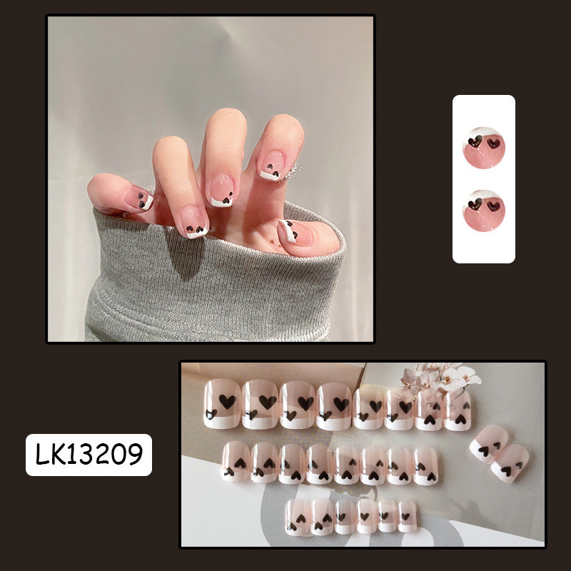腮红晕染穿戴甲果冻美甲片指甲贴片美甲贴片假指甲片穿戴美甲成品