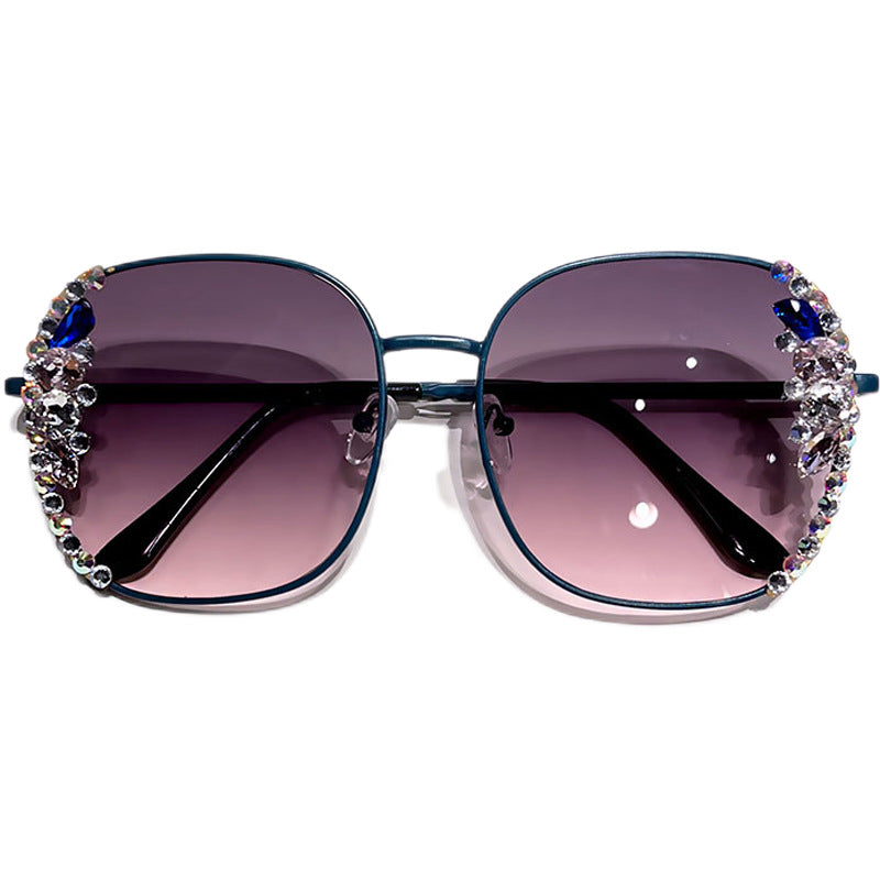 Women's fashion glasses 2023新款墨镜女士防晒防紫外线高级感大脸显瘦太阳眼镜潮牌夏时尚