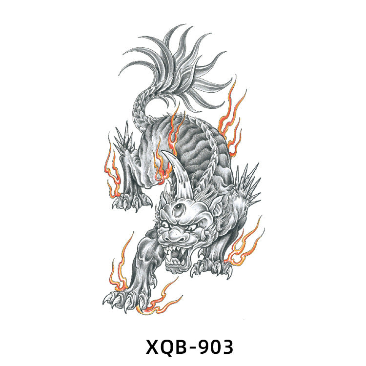 Free shipping Tattoo Small Full Arm Tattoo Sticker Waterproof Sweatproof Half Sleeve Men's and Women's European and American Color Black and White Flower Tattoo Water Transfer Stickers Wholesale