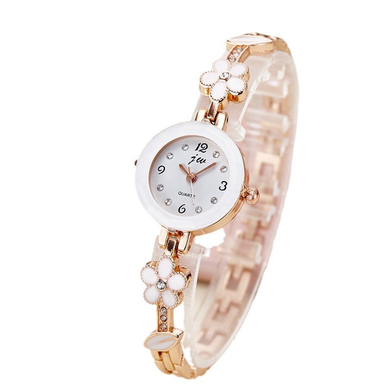 Fashion women's watchNew Korean Bracelet Steel Watch Women's Fashion Student Bracelet Ins Style Watch Women's Fashion Quartz Watch